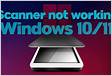 How to Fix Scanner Not Working in Windows 10 11